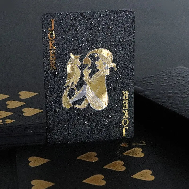 Black & Gold Playing Cards