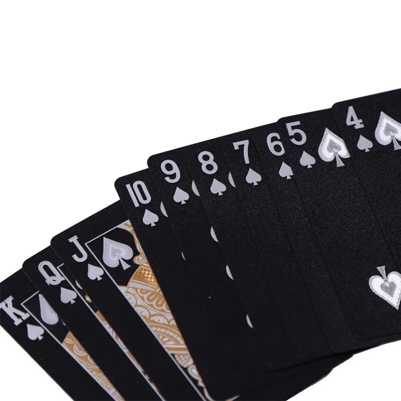 Black & Gold Playing Cards