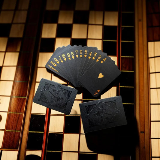Black & Gold Playing Cards